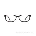 Designer Blue Light Women Eye Glass Acetate Metal Frame Eyeglasses Optical Glasses